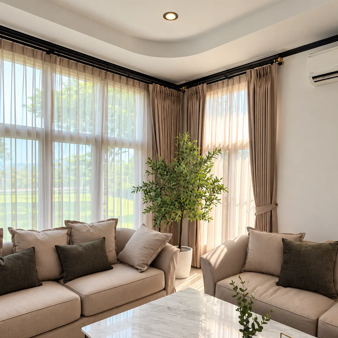 Another view of the Khao Yai House living room